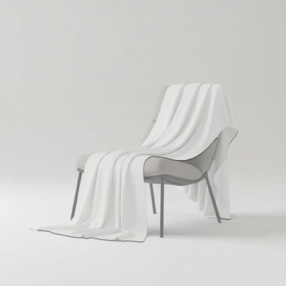 B-04 Premium Bosky plain fabric | Off White